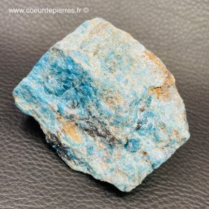 Bloc brut en apatite bleue de Madagascar (réf abb9)