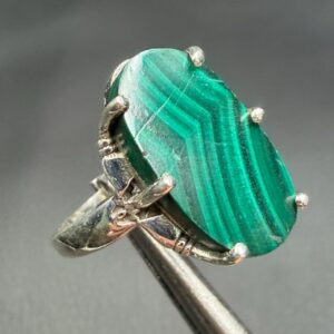 Bague en Malachite
