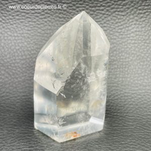 Grand prisme de cristal de roche 0,130Kg (réf cr12)