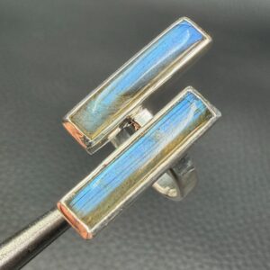 Bague Labradorite Rectangle