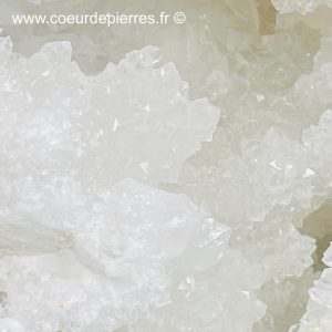 Géode de cristal de roche du Maroc de 0,552kg (réf gcr1)