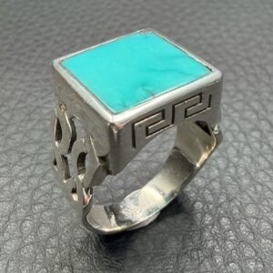 Chevalière en Turquoise