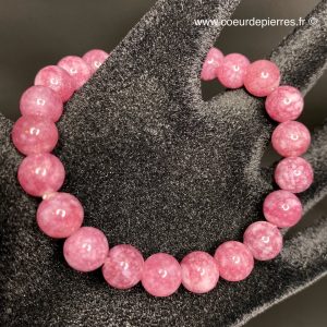 Bracelet en lépidolite du Brésil perles de 8mm “qualité extra”