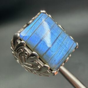 Chevalière en Labradorite