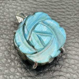 Pendentif Labradorite Bleu Lagon