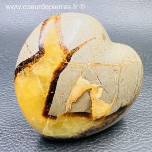 Coeur en septaria, pierre du dragon (réf cs7)