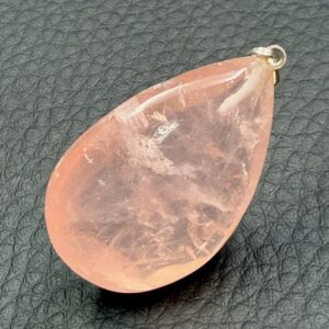 Pendentif Quartz Rose