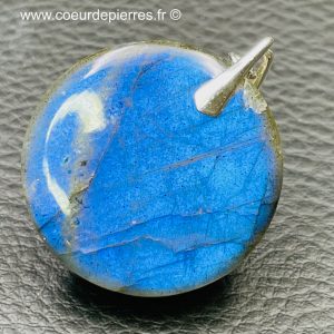 Pendentif labradorite bleu abyssal (réf lba15)