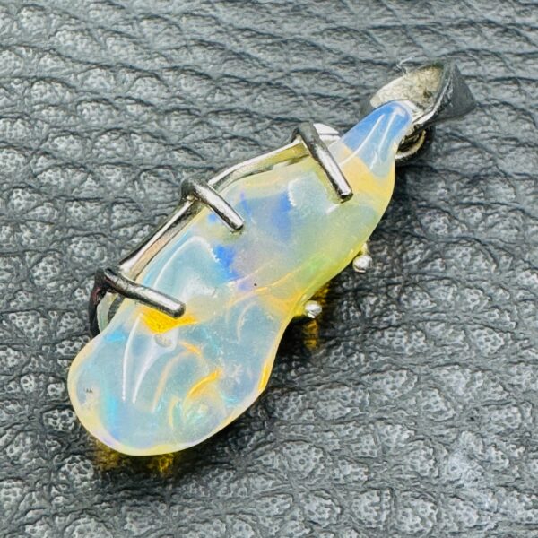 Pendentif en Opale Welo d’Ethiopie (réf poe9) – Image 3