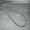 Collier en Améthyste du Brésil "perles facettées" – Image 4