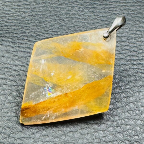 Pendentif quartz hématoïde de Madagascar (réf qh6) – Image 3