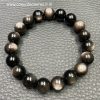 Bracelet en Obsidienne Argentée du Mexique "perles 10mm" – Image 5