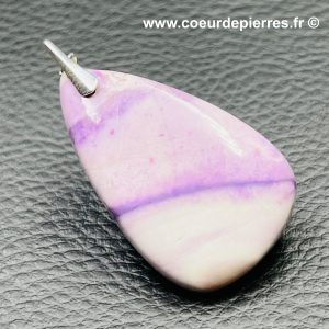Pendentif en jaspe tiffany (réf jt2)