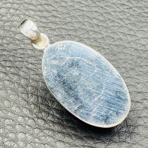 Pendentif en Péristérite "Pierre de Lune Arc en Ciel" (réf ppl28) – Image 4