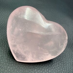 Coeur en Quartz Rose