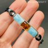 Bracelet en Ambre et Larimar de République Dominicaine (réf brl2) – Image 5