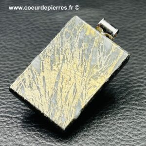 Pendentif en Nipomo marcasite « pyrite » de Californie, USA (réf ppy11)