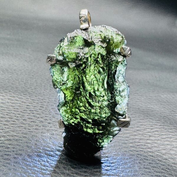 Pendentif en Moldavite "Grand Modele" (réf pdm4) – Image 5