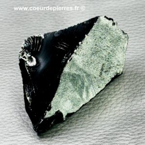 Obsidienne noire brute “larme d’apache” du Mexique (réf ob12)