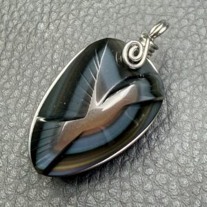 Pendentif Obsidienne Oeil Céleste