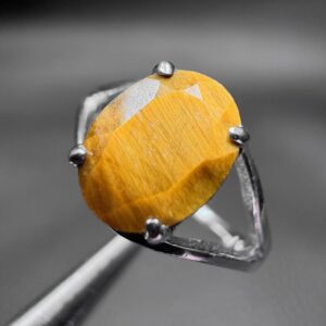 Bague en Oeil de Tigre