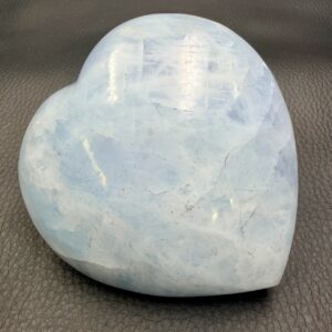 Coeur en Calcite Bleue