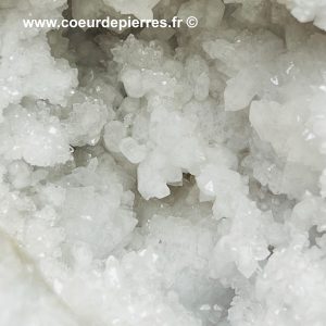 Géode cristal de roche du Maroc 1,491kg (réf gcr17)
