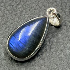 Pendentif Labradorite Bleu Abyssal