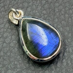 Pendentif Labradorite Bleue Abyssal