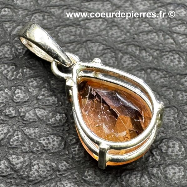 Pendentif en Topaze Impériale du Brésil (réf top20) – Image 5