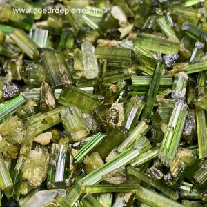 Tourmaline verte du Pakistan “vrac de cristaux” (au gramme)