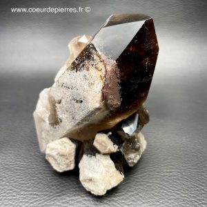 Druse de quartz fumé du Brésil (réf pqf1)