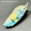 Pendentif Labradorite Bleu Doré