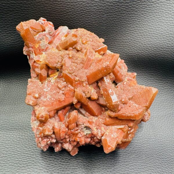 Druse de Quartz Hématoïde du Maroc (réf dqh12) – Image 3