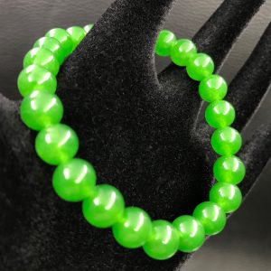 Bracelet en jade néphrite de Chine « perles de 8mm »