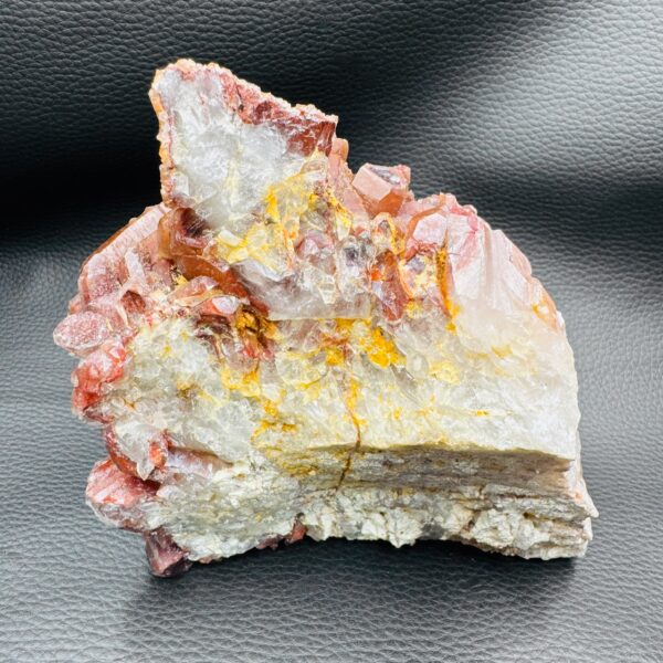 Druse de Quartz Hématoïde du Maroc (réf dqh12) – Image 4