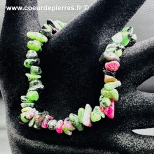 Bracelet en Rubis Zoïzite