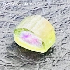 Tourmaline melon d’eau d’Afghanistan « tranche de prisme » (réf ptm2)
