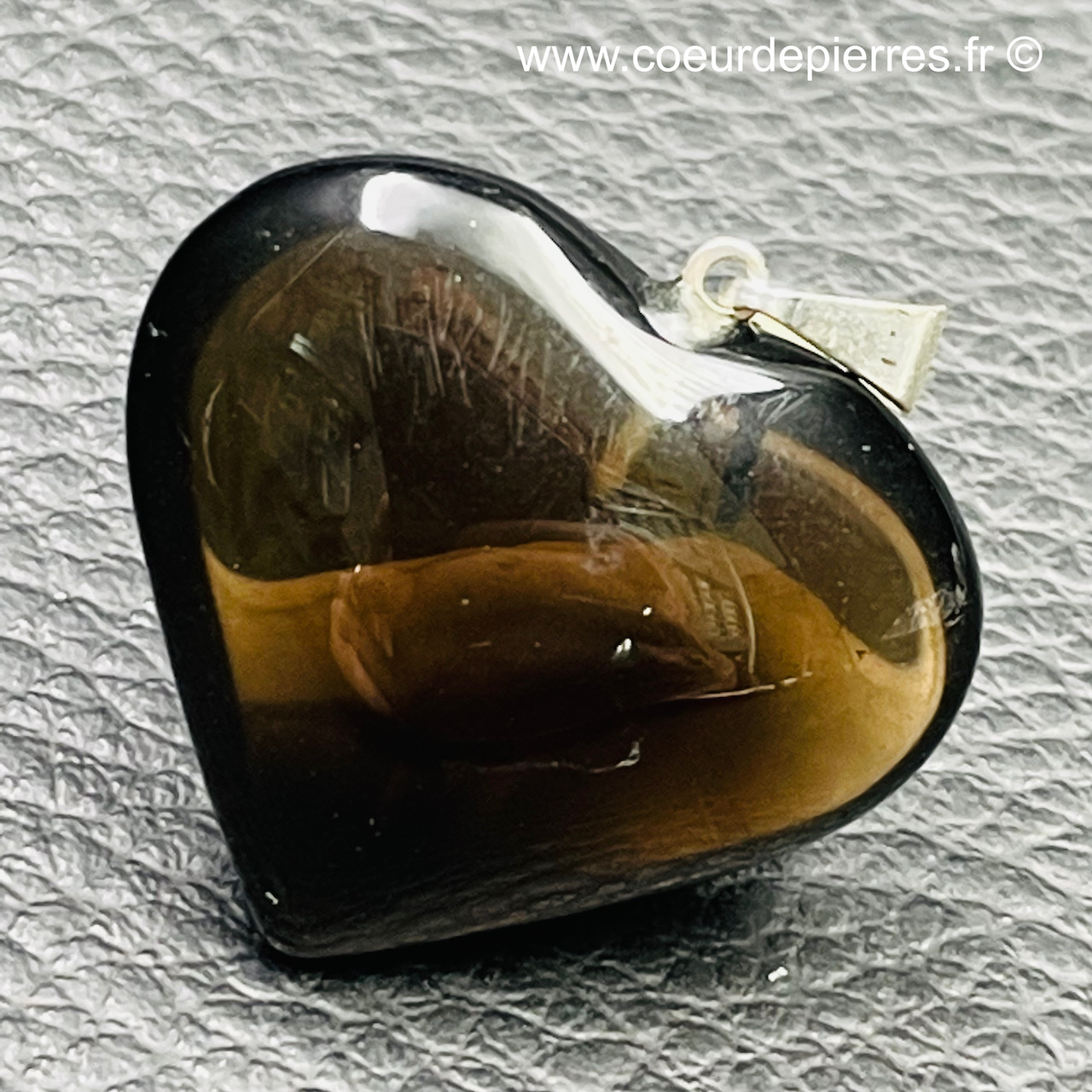 Pendentif Prisme de Quartz Fumé main image 0