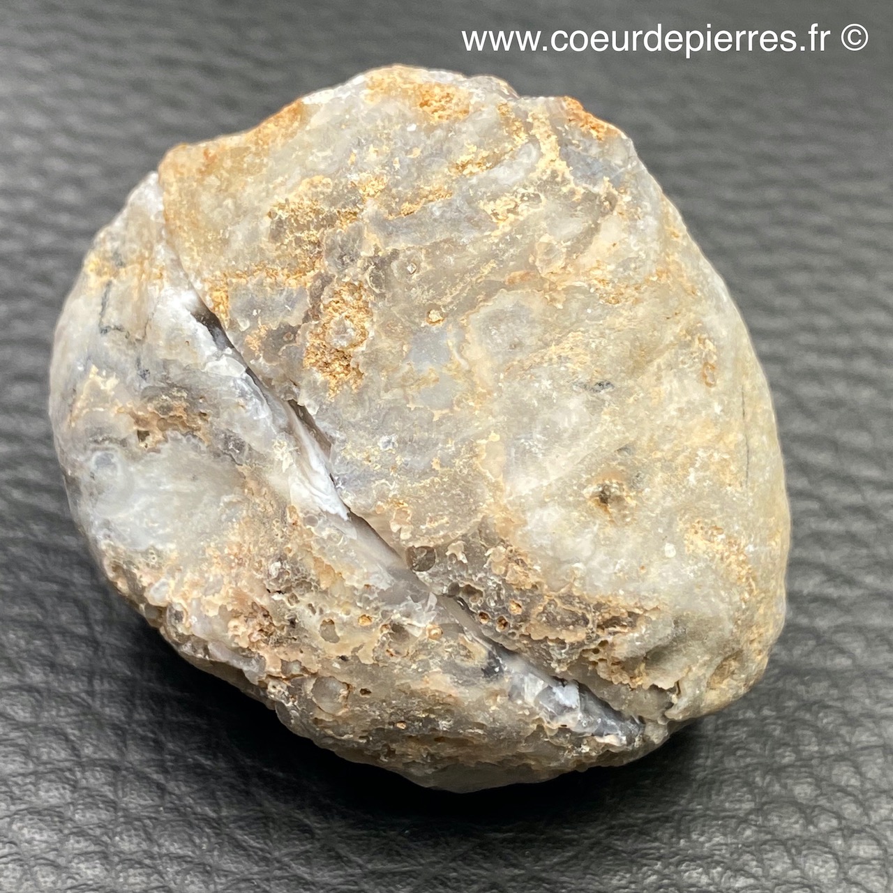 Géode d’agate du Brésil (réf afl19) | Cœur de Pierres
