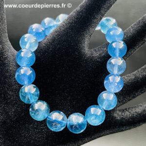 Bracelet en fluorite bleue de Chine « perles de 10mm »