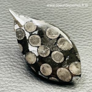 Pendentif en corail fossile de Malaisie (réf pco11)