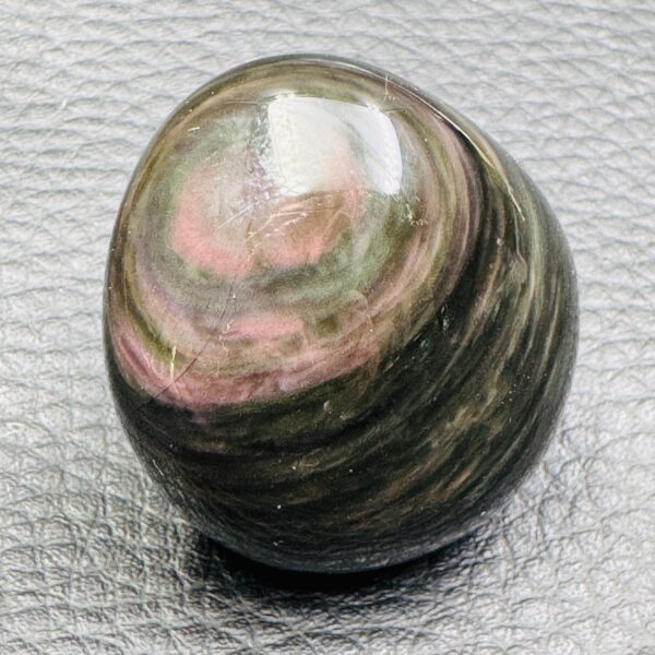 Obsidienne Manta Huichol Naturelle du Mexique (réf omt1) – Image 3