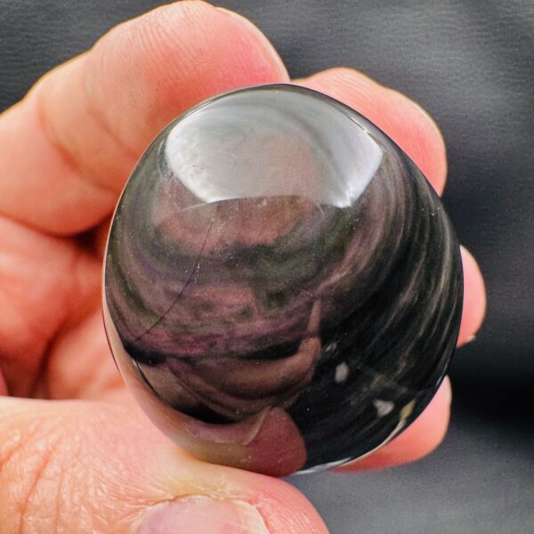 Obsidienne Manta Huichol Naturelle du Mexique (réf omt1) – Image 4