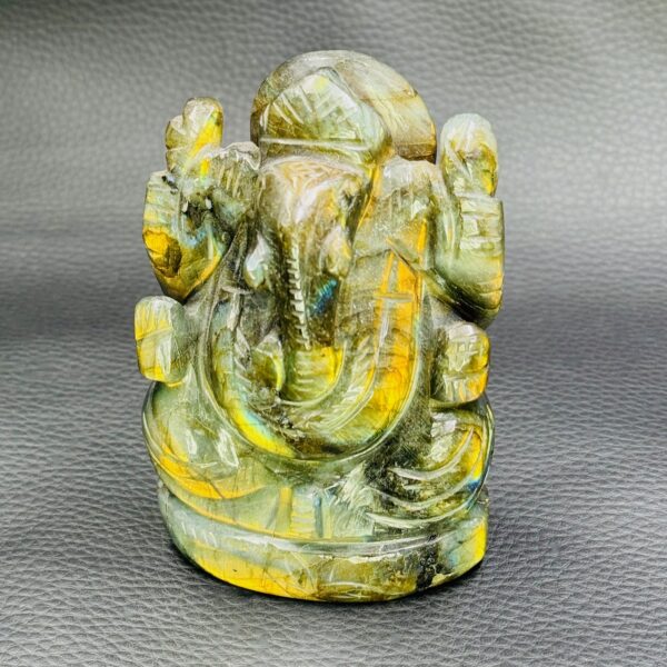 Sculpture en Labradorite Ganesh