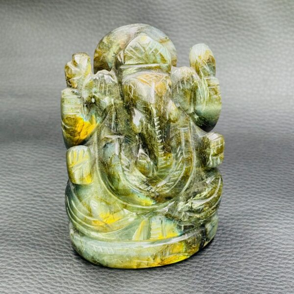 Sculpture en Labradorite "Ganesch" (réf slg1) – Image 2