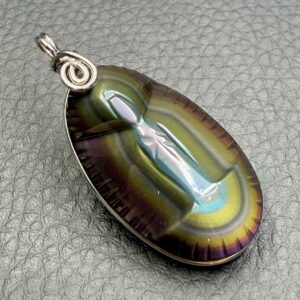 pendentif obsidienne oeil celeste