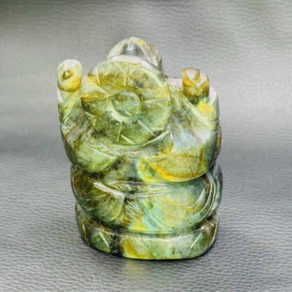 Sculpture en Labradorite "Ganesch" (réf slg1) – Image 4