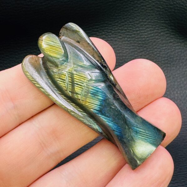 Ange en Labradorite Extra (réf ala1) – Image 6