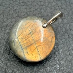 Pendentif Labradorite Dorée
